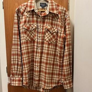 Pendleton Canyon Woolen Shirt Mens M Tall (fits L)